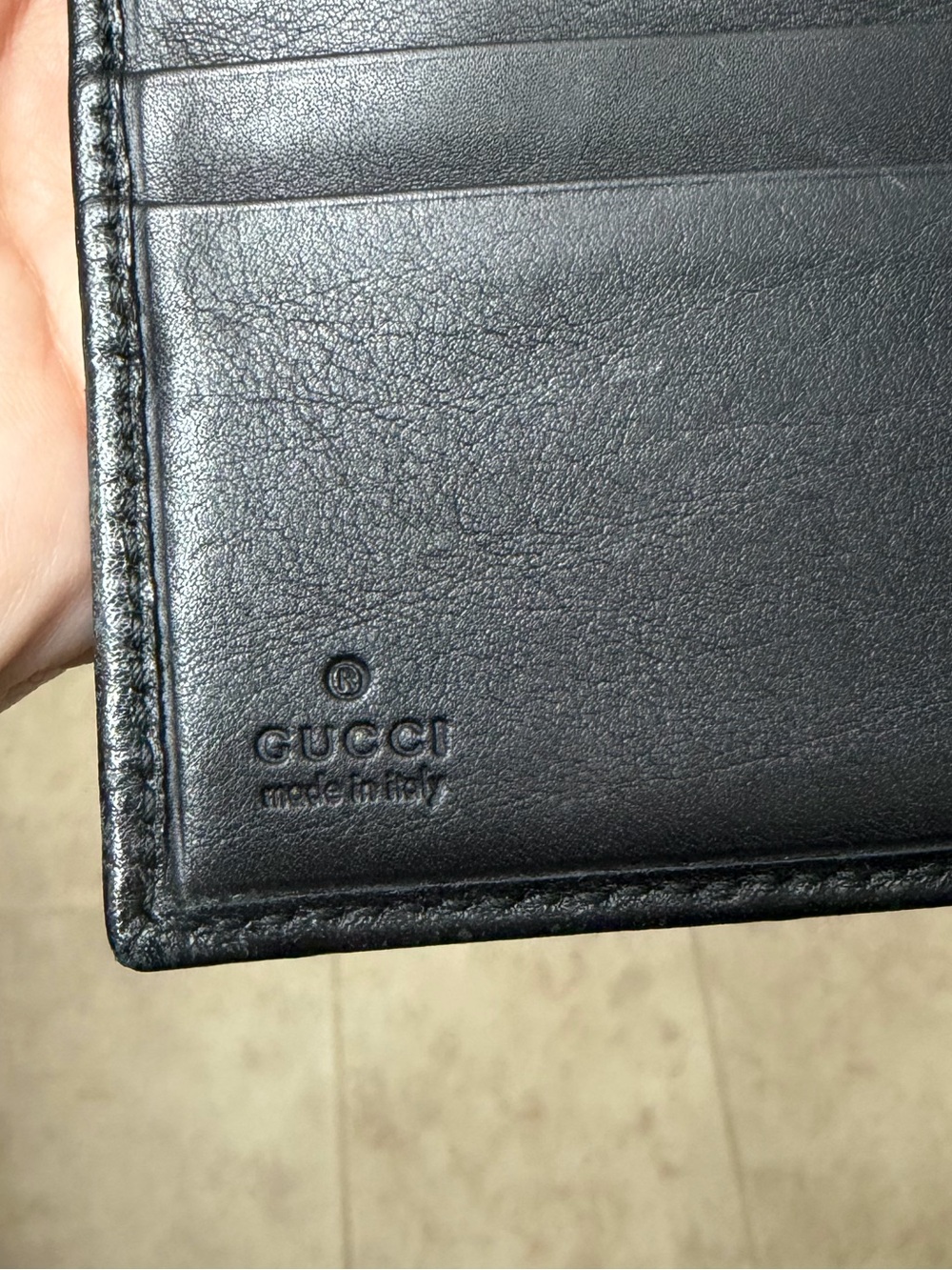 Vintage Gucci | Guccissima Bifold Wallet - Picture 6 of 7